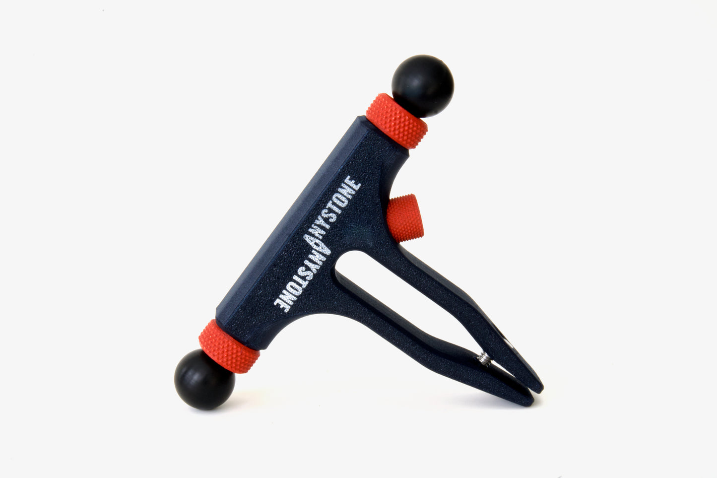 Anystone Knife Sharpener, side view, logo